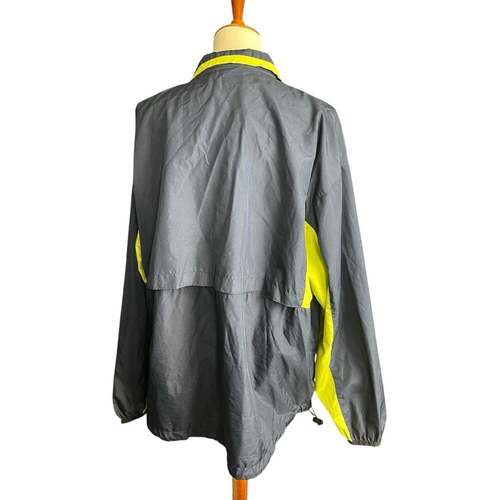 Vintage Starter Windbreaker Jacket Blue and Green Men Size XL 90s Urban - Picture 2 of 11